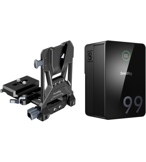 SmallRig VB99 Pro mini Battery Kit with Folding V-Lock Plate (5048)